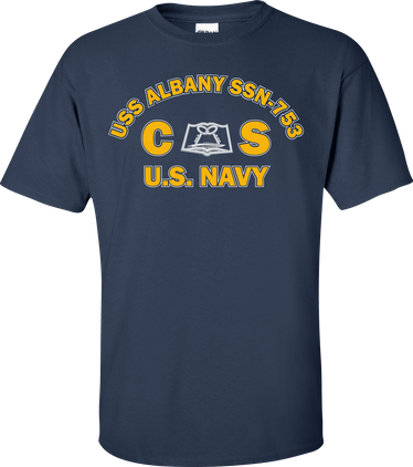 USS ALBANY SSN-753 Rate CS Culinary Specialist T-Shirt