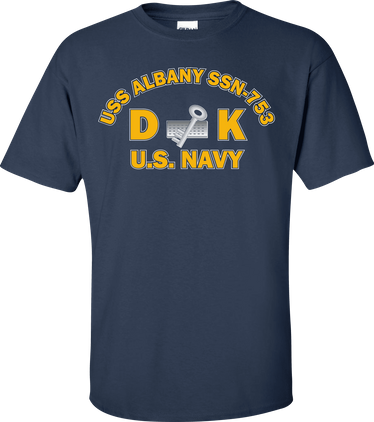 USS ALBANY SSN-753 Rate DK Disbursing Clerk T-Shirt