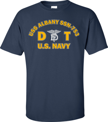 USS ALBANY SSN-753 Rate DT Dental Technician T-Shirt