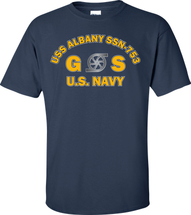 USS ALBANY SSN-753 Rate GS Gas Turbine System Technician T-Shirt