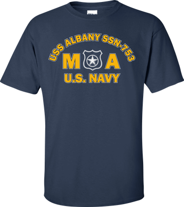 USS ALBANY SSN-753 Rate MA Master At Arms T-Shirt
