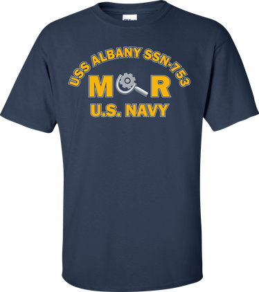 USS ALBANY SSN-753 Rate MR Machinery Repairman T-Shirt