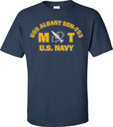USS ALBANY SSN-753 Rate MT Missile Technician T-Shirt
