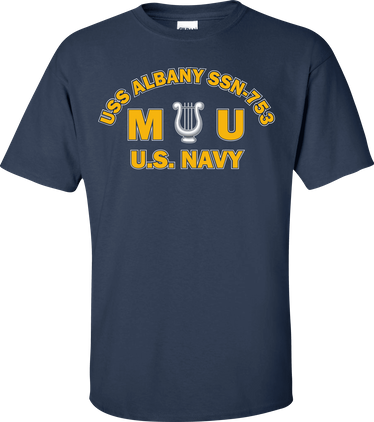 USS ALBANY SSN-753 Rate MU Musician T-Shirt