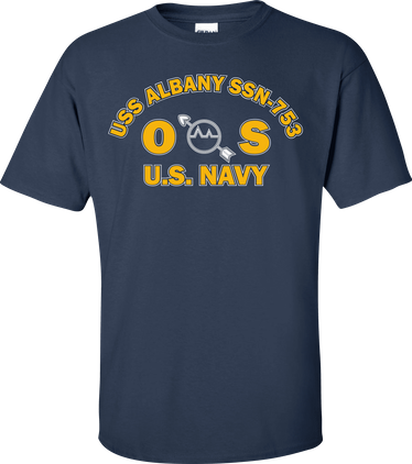 USS ALBANY SSN-753 Rate OS Operations Specialist T-Shirt