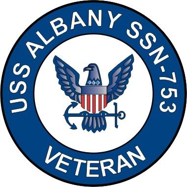 USS Albany SSN-753 Veteran Decal Sticker