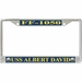 USS Albert David FF-1050 License Plate Frame