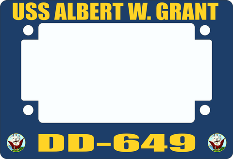 USS Albert W. Grant DD-649 Motorcycle Frame
