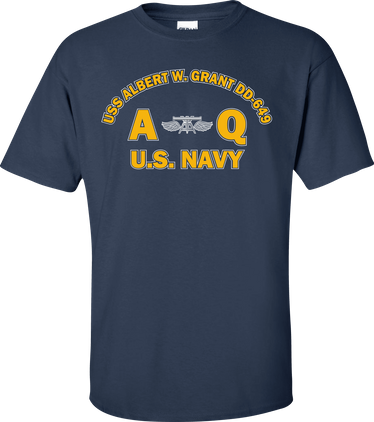 USS ALBERT W. GRANT DD-649 Rate AQ Aviation Fire Control Technician T-Shirt