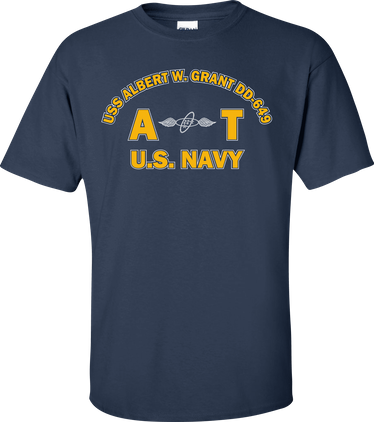 USS ALBERT W. GRANT DD-649 Rate AT Aviation Electronics Technician T-Shirt