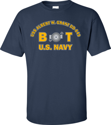 USS ALBERT W. GRANT DD-649 Rate BT Boiler Technician T-Shirt
