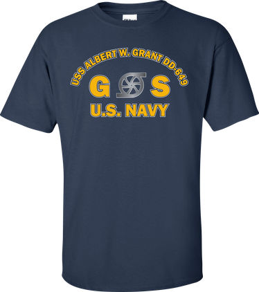USS ALBERT W. GRANT DD-649 Rate GS Gas Turbine System Technician T-Shirt
