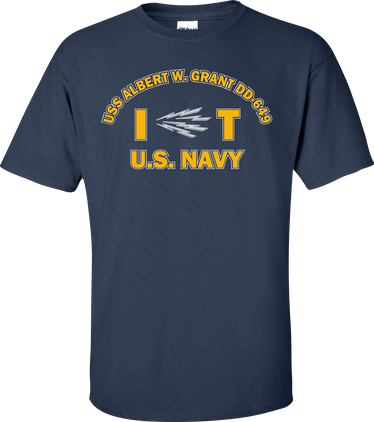 USS ALBERT W. GRANT DD-649 Rate IT Information Systems Technician T-Shirt