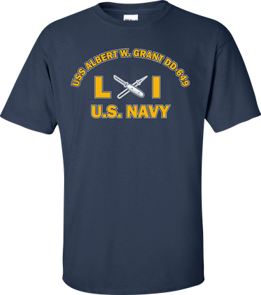 USS ALBERT W. GRANT DD-649 Rate LI Lithographer T-Shirt