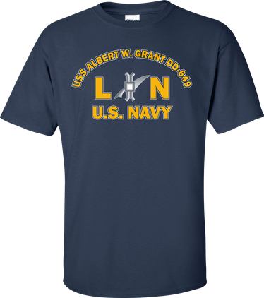 USS ALBERT W. GRANT DD-649 Rate LN Legalman T-Shirt