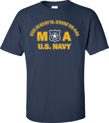 USS ALBERT W. GRANT DD-649 Rate MA Master At Arms T-Shirt