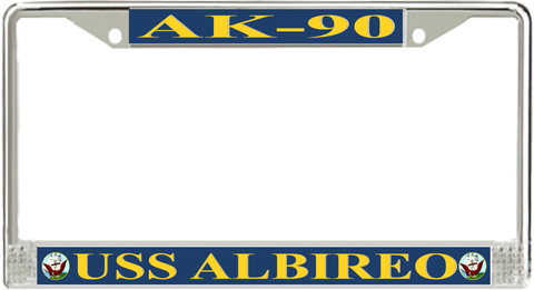USS Albireo AK-90 License Plate Frame