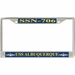 USS Albuquerque SSN-706 License Plate Frame