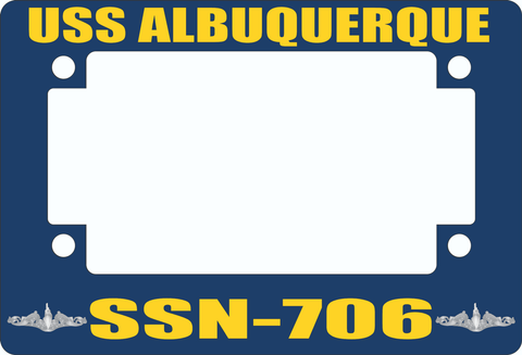 USS Albuquerque SSN-706 Motorcycle Frame