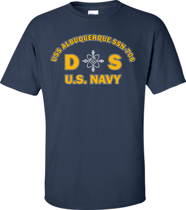 USS ALBUQUERQUE SSN-706 Rate DS Data Systems Technician T-Shirt