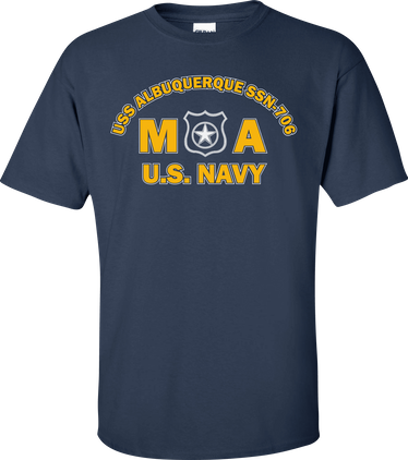 USS ALBUQUERQUE SSN-706 Rate MA Master At Arms T-Shirt