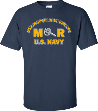 USS ALBUQUERQUE SSN-706 Rate MR Machinery Repairman T-Shirt
