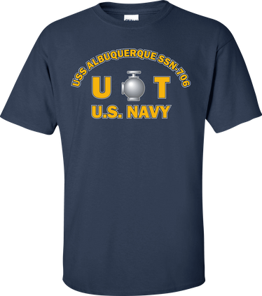USS ALBUQUERQUE SSN-706 Rate UT Utilitiesman T-Shirt