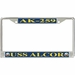 USS Alcor AK-259 License Plate Frame