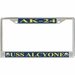 USS Alcyone AK-24 License Plate Frame