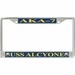 USS Alcyone AKA-7 License Plate Frame