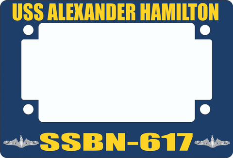 USS Alexander Hamilton SSBN-617 Motorcycle Frame