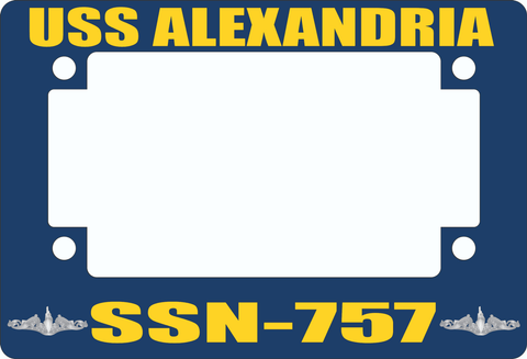 USS Alexandria SSN-757 Motorcycle Frame