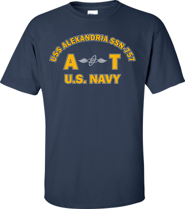 USS ALEXANDRIA SSN-757 Rate AT Aviation Electronics Technician T-Shirt