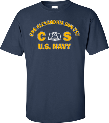 USS ALEXANDRIA SSN-757 Rate CS Culinary Specialist T-Shirt