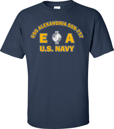 USS ALEXANDRIA SSN-757 Rate EA Engineering Aide T-Shirt