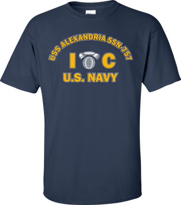 USS ALEXANDRIA SSN-757 Rate IC Interior Communications Electrician T-Shirt