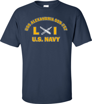 USS ALEXANDRIA SSN-757 Rate LI Lithographer T-Shirt