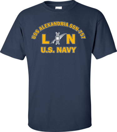 USS ALEXANDRIA SSN-757 Rate LN Legalman T-Shirt