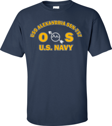 USS ALEXANDRIA SSN-757 Rate OS Operations Specialist T-Shirt