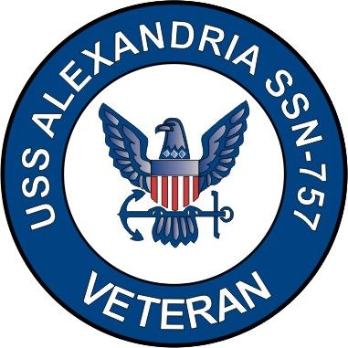 USS Alexandria SSN-757 Veteran Decal Sticker