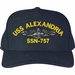 USS Alexandria SSN-757 with Dolphins Custom Embroidered Cap