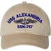 USS Alexandria SSN-757 with Dolphins Unstructured Dad Cap