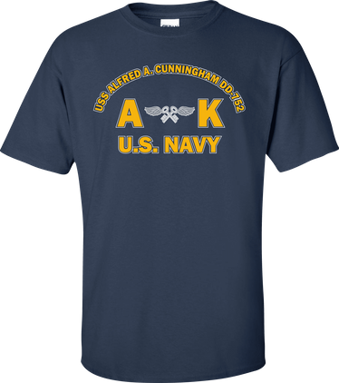 USS ALFRED A. CUNNINGHAM DD-752 Rate AK Aviation Storekeeper T-Shirt