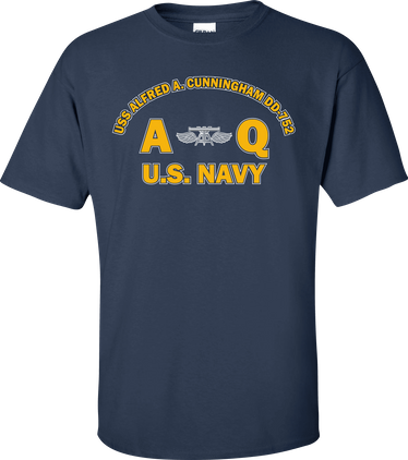 USS ALFRED A. CUNNINGHAM DD-752 Rate AQ Aviation Fire Control Technician T-Shirt