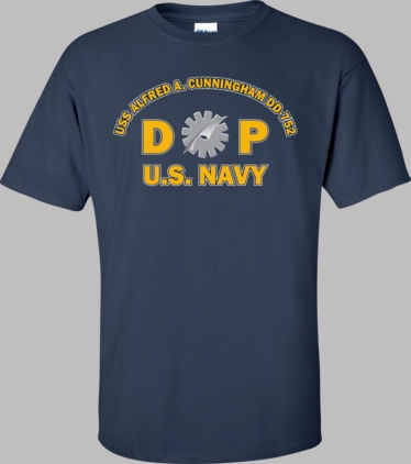 USS ALFRED A. CUNNINGHAM DD-752 Rate DP Data Processing Technician T-Shirt