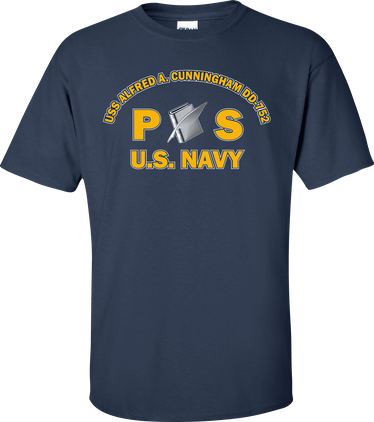 USS ALFRED A. CUNNINGHAM DD-752 Rate PS Personnelman T-Shirt