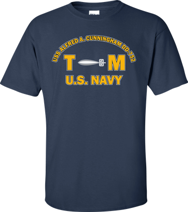 USS ALFRED A. CUNNINGHAM DD-752 Rate TM Torpedomans Mate T-Shirt