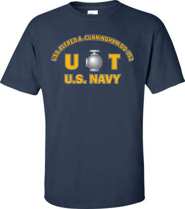 USS ALFRED A. CUNNINGHAM DD-752 Rate UT Utilitiesman T-Shirt
