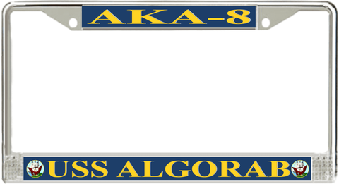 USS Algorab AKA-8 License Plate Frame