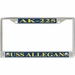 USS Allegan AK-225 License Plate Frame